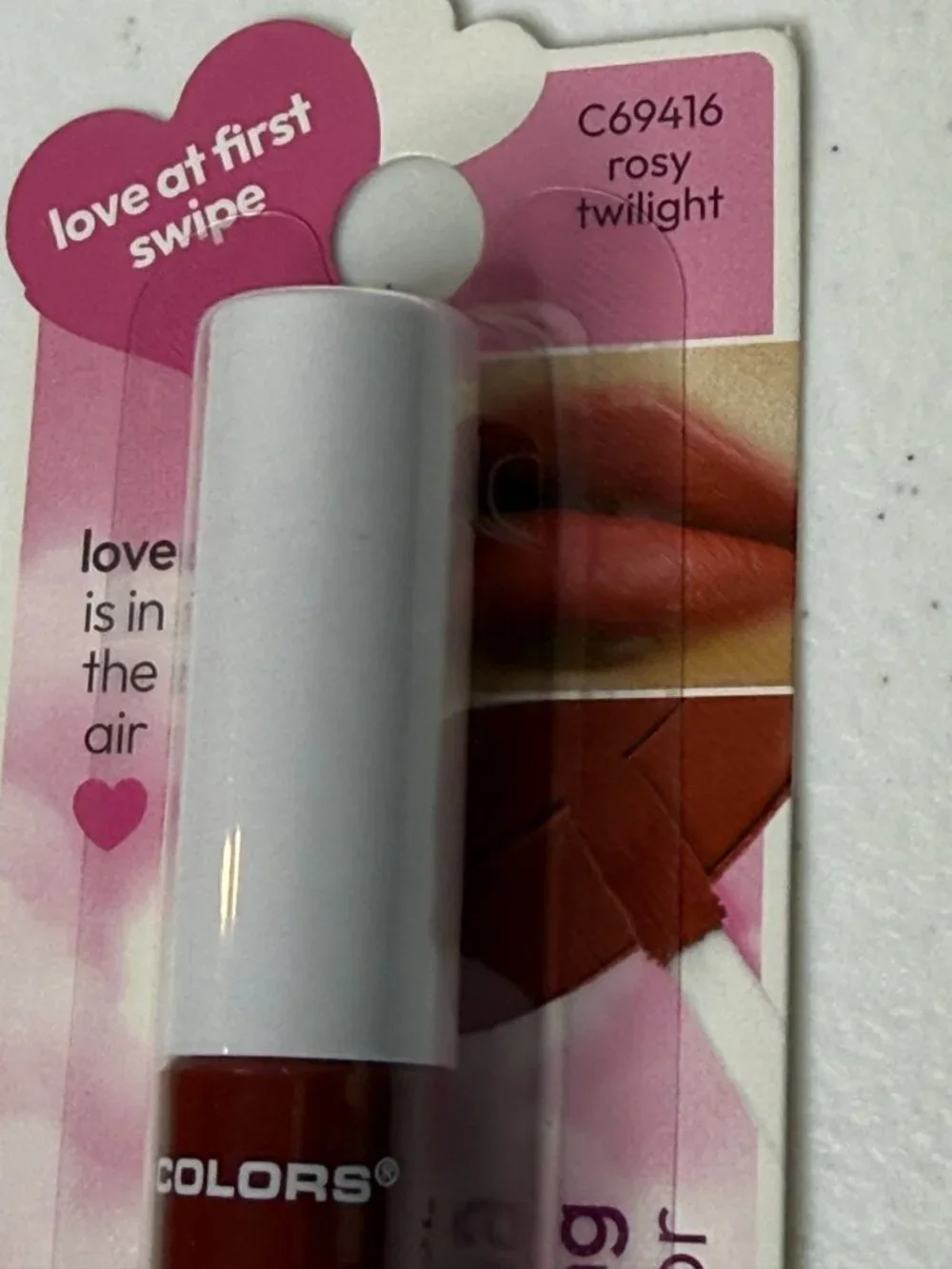 L.A. Colors Cloud Kisses Lip Color Rosy Twilight C69416 New